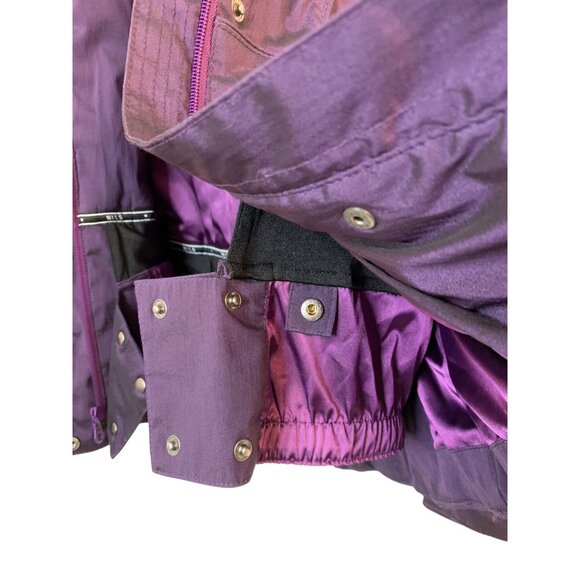 Luxury Nils Waterproof Breathable Ski Jacket Size 6 RR10726 Peplum Purple EUC - Picture 11 of 13